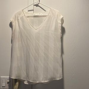 White checkered blouse